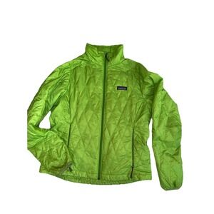 Patagonia Green Nano Puff Jacket Puffer Women's S.